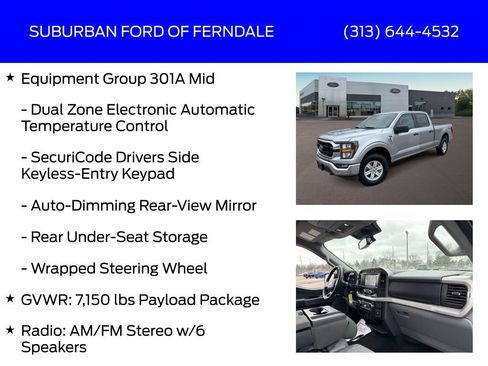 Certified 2023 Ford F150 XLT w/ Equipment Group 301A Mid AWD/4WD image 9