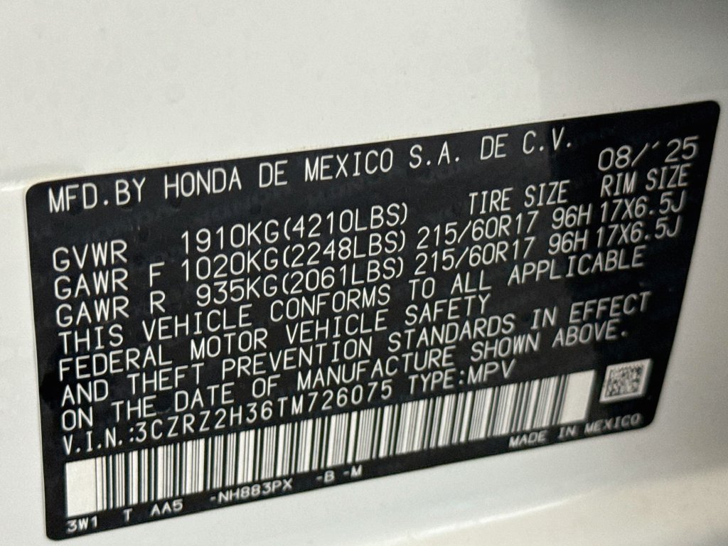 Used 2026 Honda HR-V LX image 28