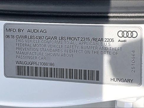 Used 2018 Audi A3 2.0T Premium Plus w/ Premium Plus Package FWD image 34
