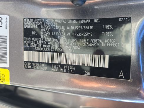 Used 2015 Toyota Sienna XLE Premium image 38