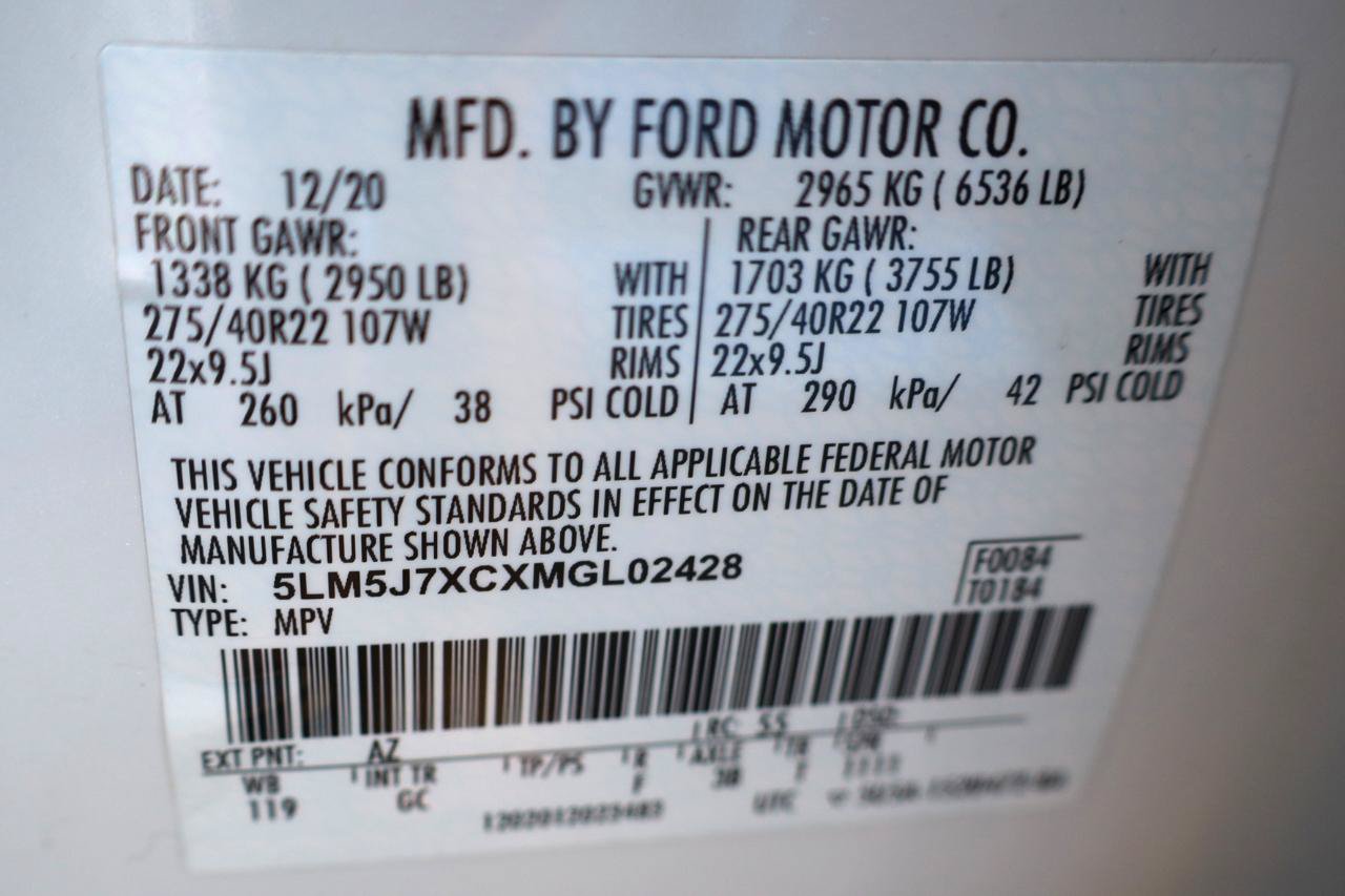 Used 2021 Lincoln Aviator Reserve w/ Equipment Group 202A AWD/4WD image 20