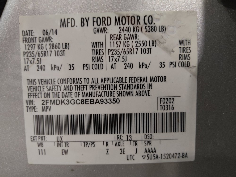 Used 2014 Ford Edge SE w/ Equipment Group 101A FWD image 33