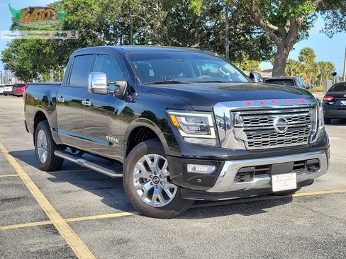 Used 2021 Nissan Titan SL w/ Moonroof Package AWD/4WD image 1