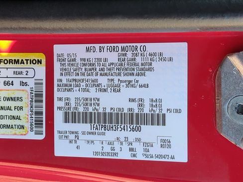 Used 2015 Ford Mustang Premium image 30