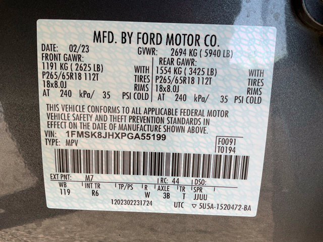 Used 2023 Ford Explorer Timberline AWD/4WD image 47