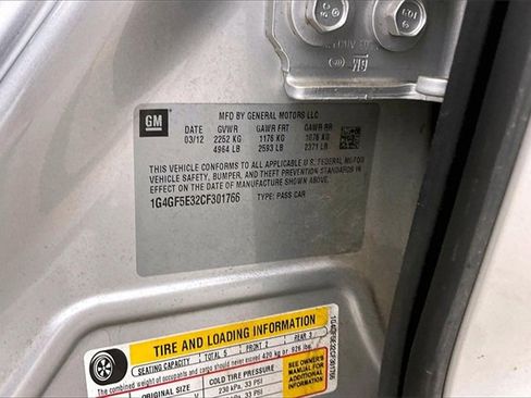 Used 2012 Buick LaCrosse Premium w/ Driver Confidence Package image 33