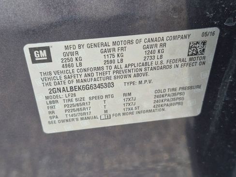 Used 2016 Chevrolet Equinox LS FWD image 30
