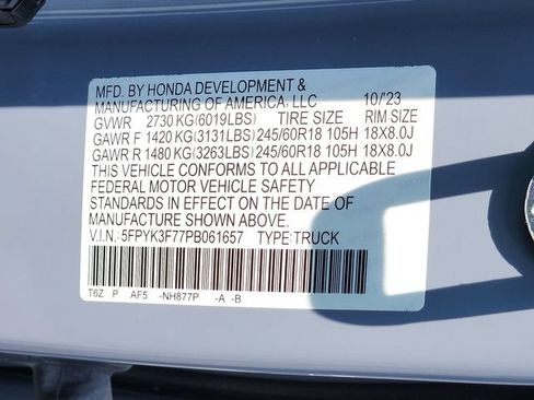 Certified 2023 Honda Ridgeline RTL-E image 27