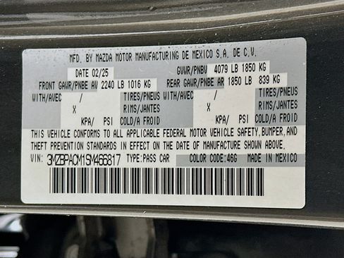 Used 2025 MAZDA MAZDA3 s image 12