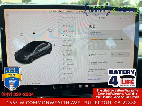 Used 2019 Tesla Model 3 Long Range AWD/4WD image 34