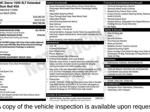 Used 2017 GMC Sierra 1500 SLT w/ SLT Premium Package AWD/4WD image 10