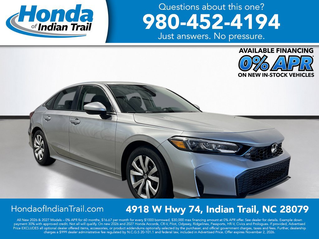 New 2026 Honda Civic LX 360° Tour