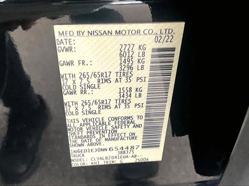 Certified 2022 Nissan Frontier SV w/ Technology Package image 32