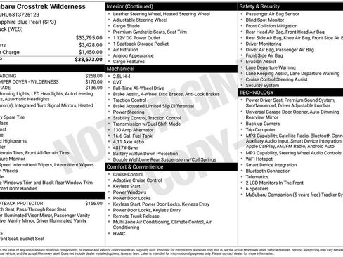 Used 2026 Subaru Crosstrek 2.5i Wilderness AWD/4WD image 5