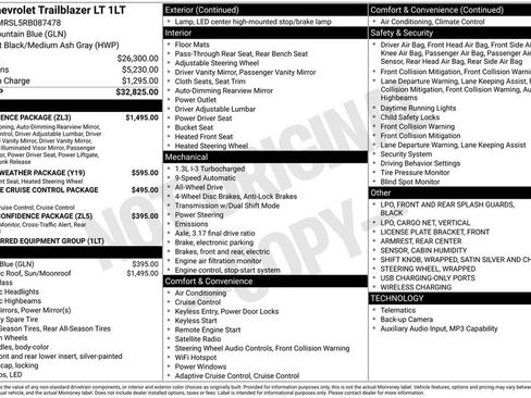 Used 2024 Chevrolet TrailBlazer LT w/ Convenience Package AWD/4WD image 2
