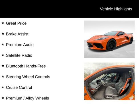 Used 2022 Chevrolet Corvette Stingray Preferred Cpe w/ 2LT image 2