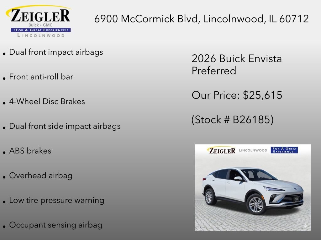 New 2026 Buick Envista Preferred w/ Convenience I Package FWD image 24