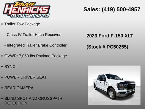 Used 2023 Ford F150 XLT w/ Equipment Group 301A Mid AWD/4WD image 12