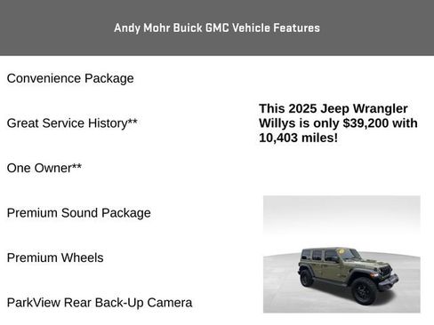 Used 2025 Jeep Wrangler Unlimited Sport AWD/4WD image 8
