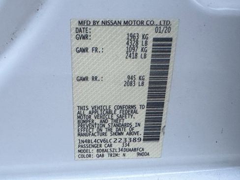 Used 2020 Nissan Altima 2.5 SR w/ Premium Package image 15