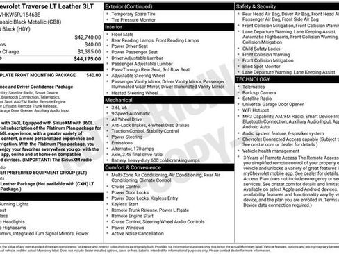 Used 2023 Chevrolet Traverse LT AWD/4WD image 35