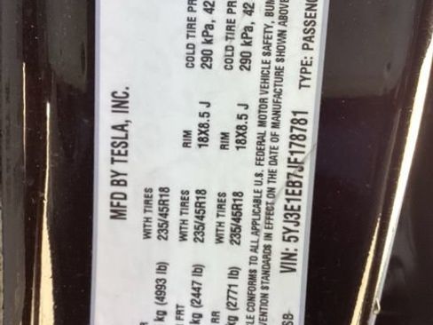 Used 2018 Tesla Model 3 Long Range AWD/4WD image 30