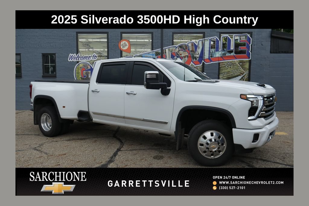 Used 2025 Chevrolet Silverado 3500 High Country w/ Technology Package AWD/4WD image 1