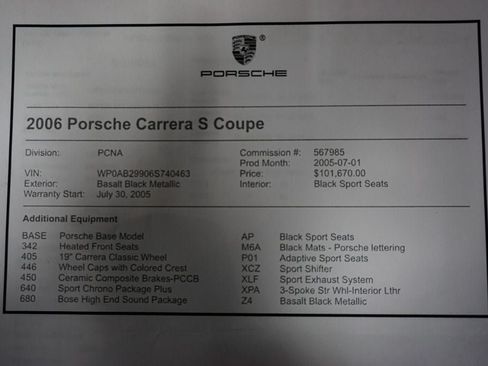 Used 2006 Porsche 911 Carrera S RWD image 76