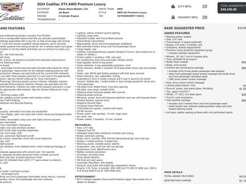Used 2024 Cadillac XT4 Premium Luxury image 4
