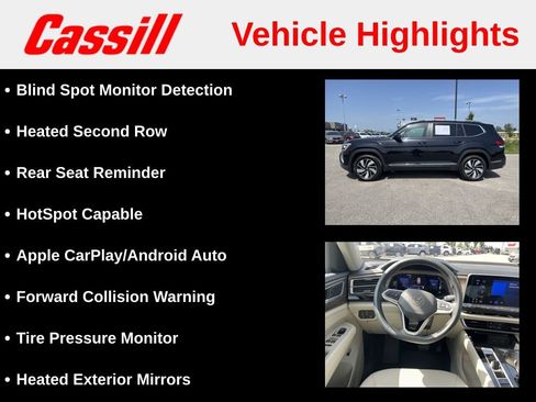 Used 2024 Volkswagen Atlas SEL AWD/4WD image 14