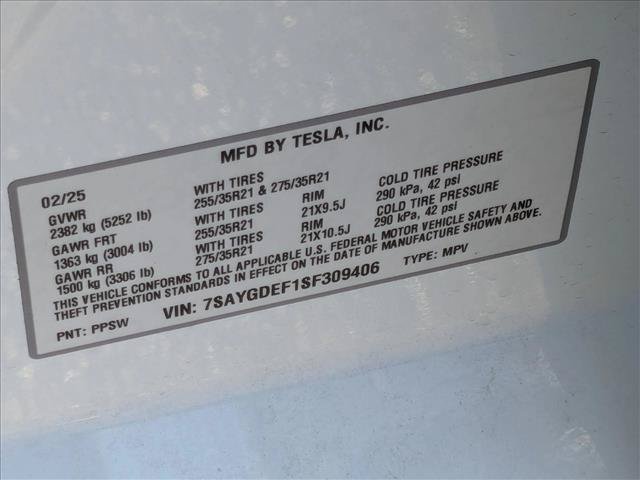 Used 2025 Tesla Model Y Performance AWD/4WD image 20