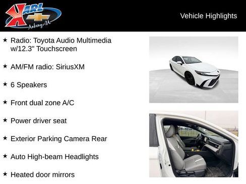 Used 2025 Toyota Camry SE image 2