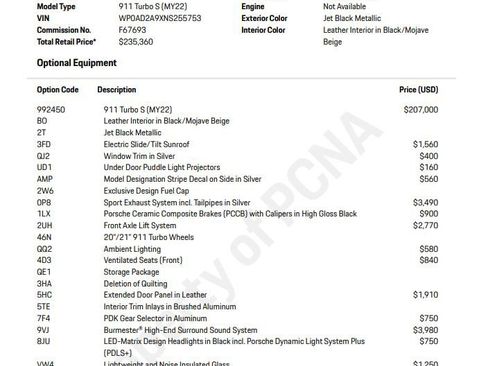 Certified 2022 Porsche 911 Turbo S image 11