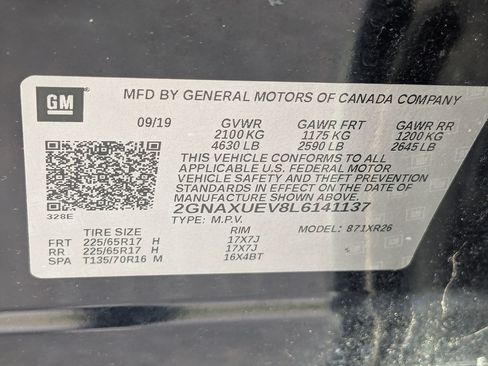 Used 2020 Chevrolet Equinox LT AWD/4WD image 33