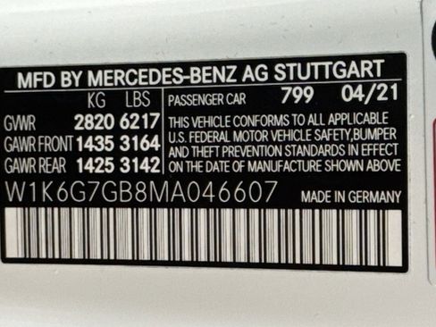 Certified 2021 Mercedes-Benz S 580 4MATIC Sedan image 30