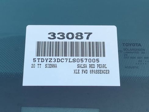 Certified 2020 Toyota Sienna XLE image 19