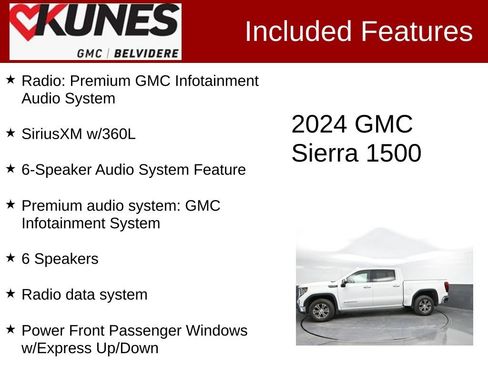 Used 2024 GMC Sierra 1500 SLT AWD/4WD image 2