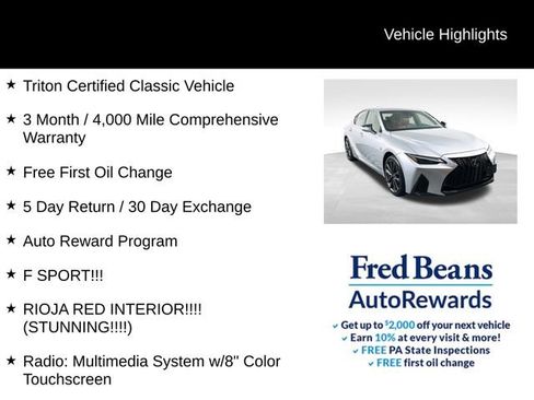 Used 2023 Lexus IS 350 F Sport image 4