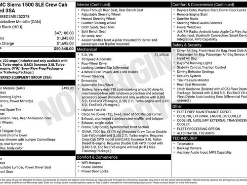 Used 2021 GMC Sierra 1500 SLE image 3