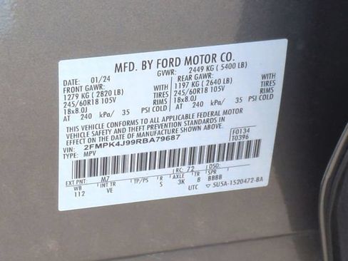 Used 2024 Ford Edge SEL AWD/4WD image 38