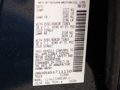 Used 2020 Nissan Frontier SV image 42