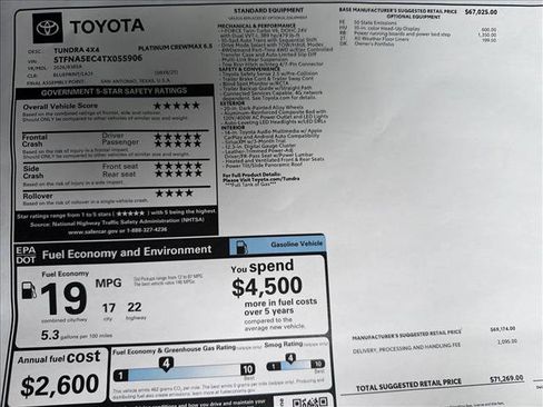 New 2026 Toyota Tundra Platinum image 25