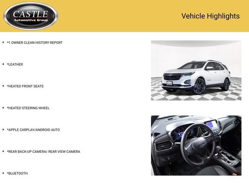 Used 2022 Chevrolet Equinox RS w/ RS Leather Package FWD image 3