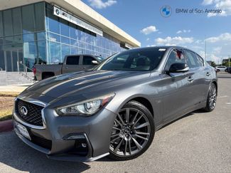 Used 2018 INFINITI Q50 Red Sport 400 w/ Sensory Package (Sport) RWD video 1