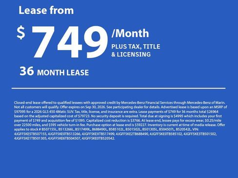 Used 2026 Mercedes-Benz GLS 450 4MATIC image 2