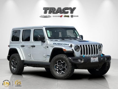 Used 2023 Jeep Wrangler Unlimited Rubicon 4xe w/ Cold Weather Group AWD/4WD image 1