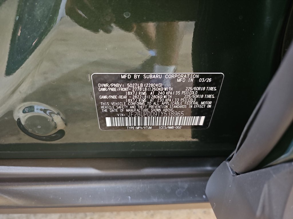 New 2026 Subaru Outback Limited w/ Premium/Limited Package 2 AWD/4WD image 37