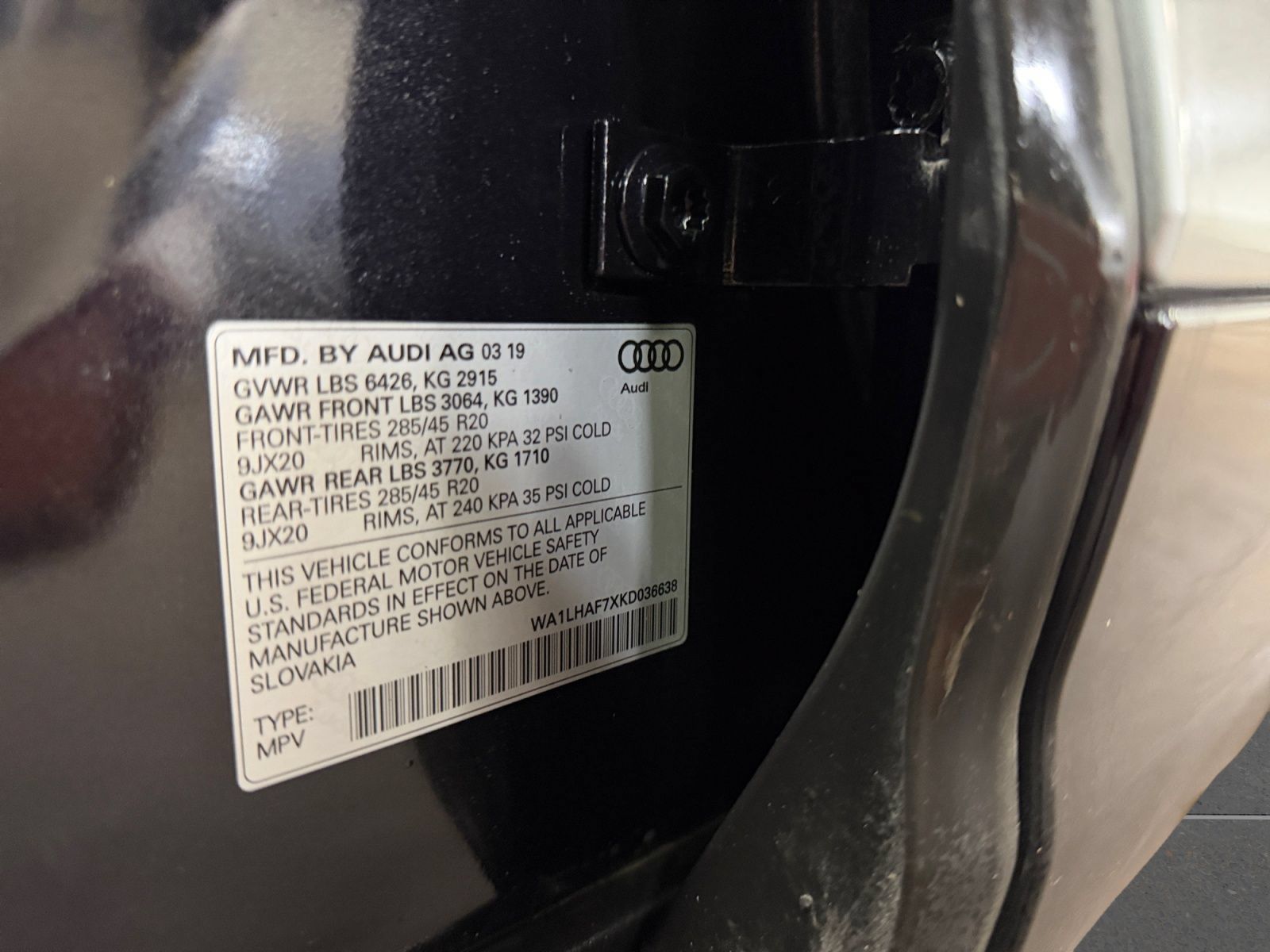 Used 2019 Audi Q7 2.0T Premium Plus w/ Premium Plus Package AWD/4WD image 40