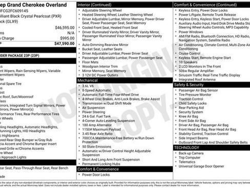 Used 2015 Jeep Grand Cherokee Overland image 7