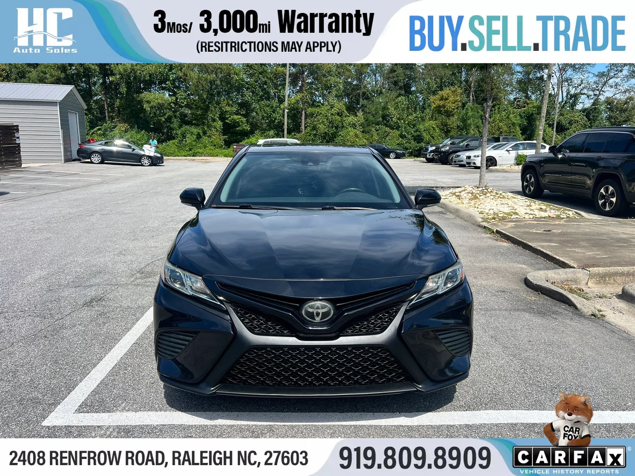Used 2019 Toyota Camry SE w/ Convenience Package FWD image 8
